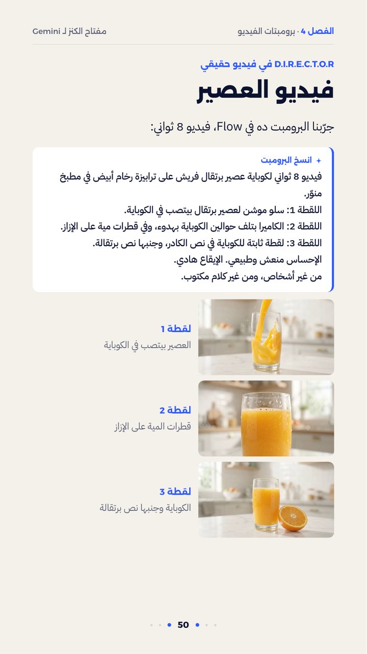 فيديو العصير من برومبت واحد من كتاب مفتاح الكنز